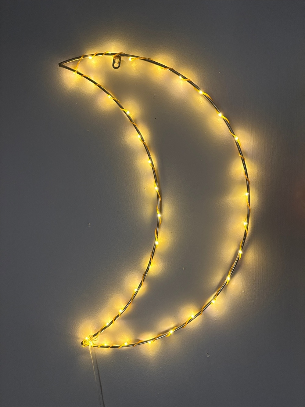 Crescent Moon LED String Light - urban outfitters